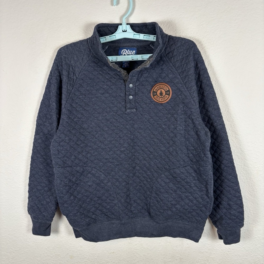 Blue 84 Womens Sweatshirt Sz S Small Long Sleeve Minnesota True North Excellent
